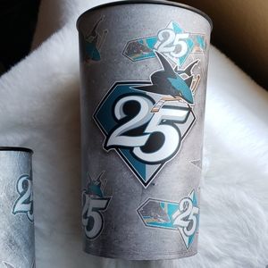 Sharks 25th Anniversary tumblers cups mug
